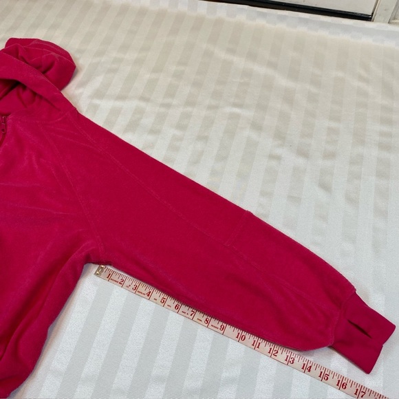 Offline by Aerie Terry Full Zip Hoodie Women's XS Pink Fleece Gorpcore Beach - Picture 6 of 13